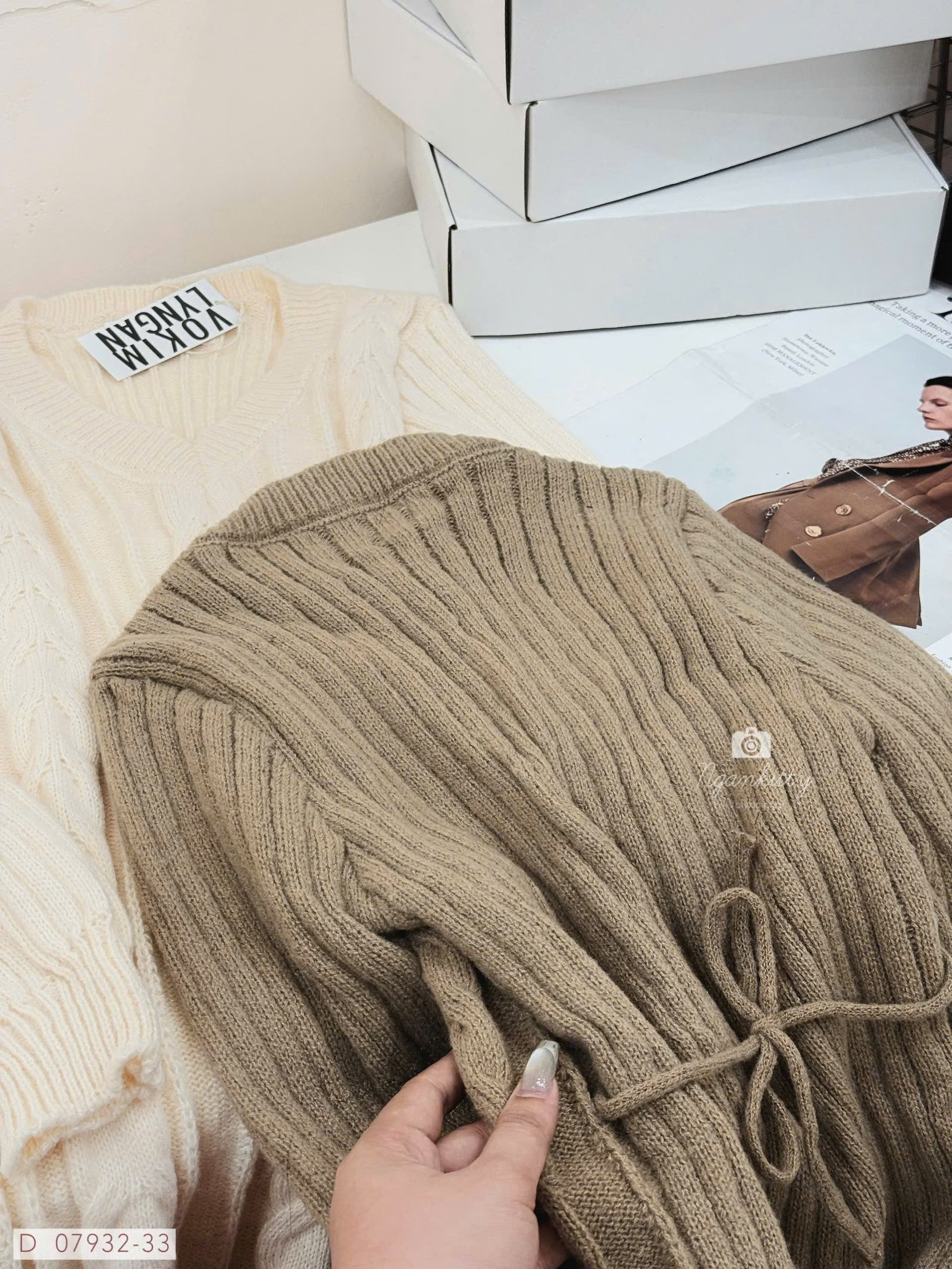 VÁY LEN CỘT THẮT EO LƯNG - Hình ảnh 10