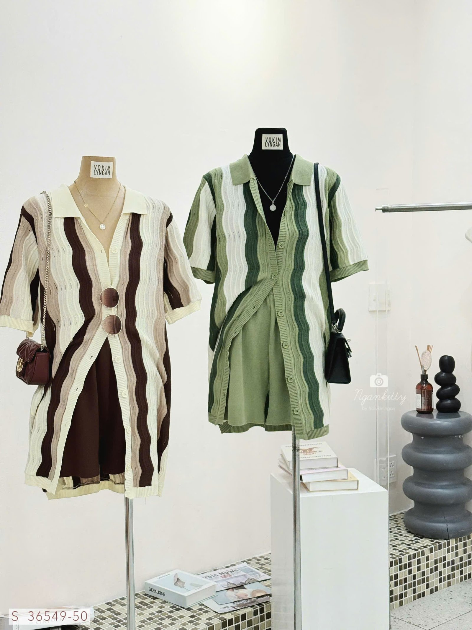 SET XẺ GỢN SÓNG DỌC LOUIS.H