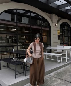 QUẦN KAKI BAGGY NGỐ NHÚNG LAI