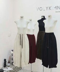 Alternative view of QUẦN KAKI BAGGY NGỐ NHÚNG LAI