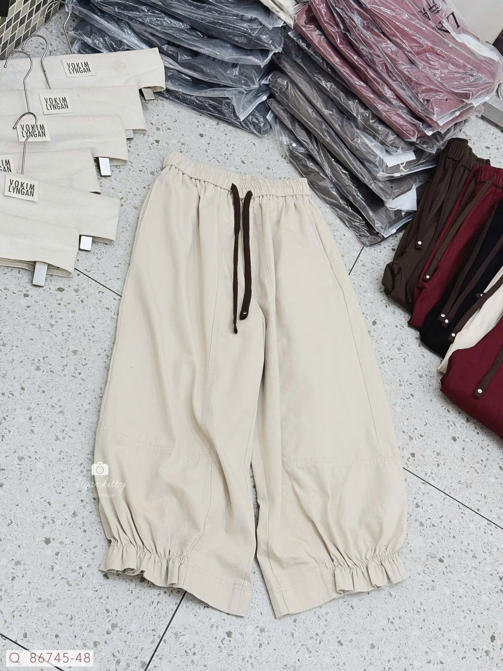 QUẦN KAKI BAGGY NGỐ NHÚNG LAI - Hình ảnh 6