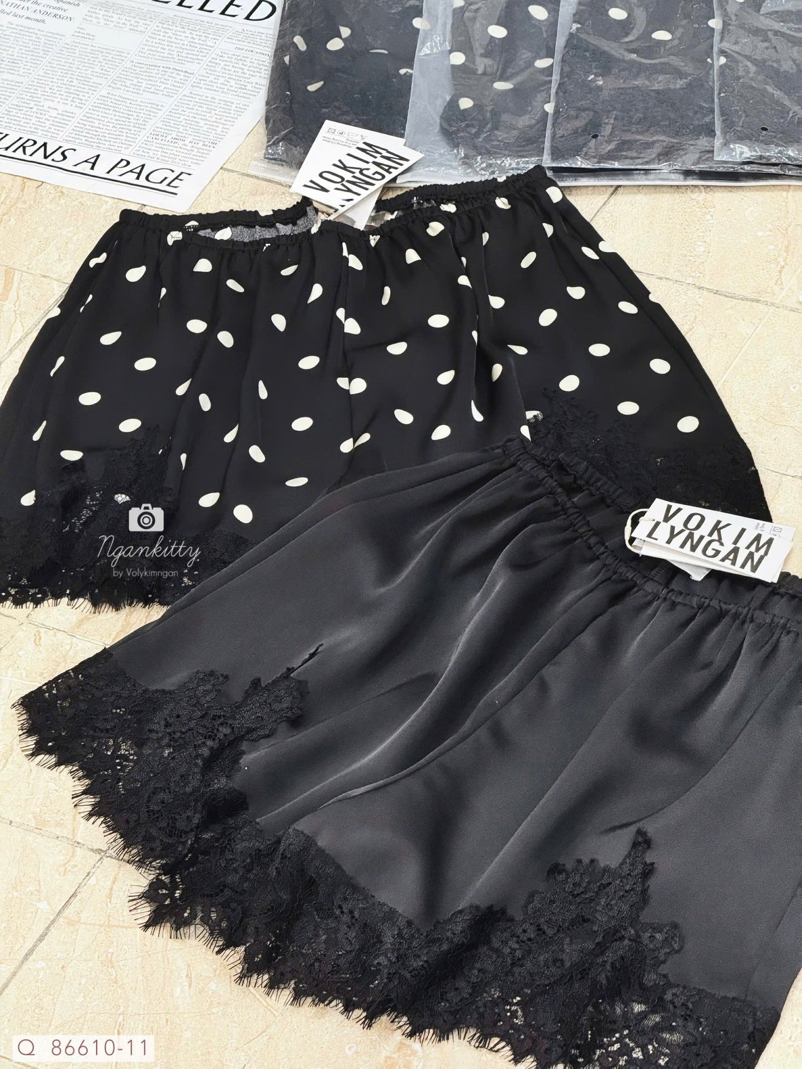 QUẦN SHORT LỤA CHÂN REN - Hình ảnh 5