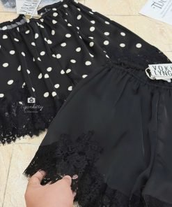 Alternative view of QUẦN SHORT LỤA CHÂN REN