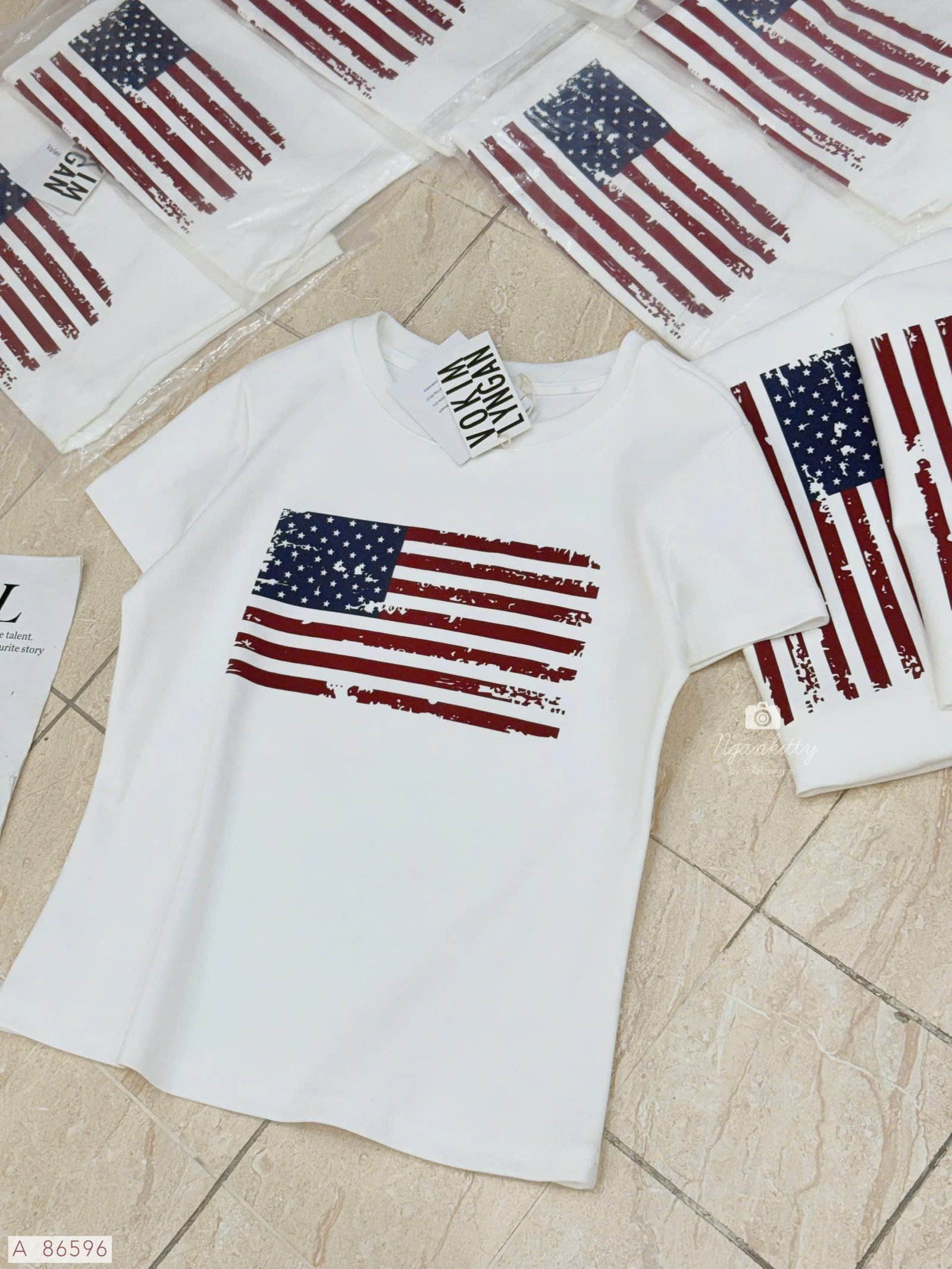 ÁO BABYTEE LÁ CỜ MỸ