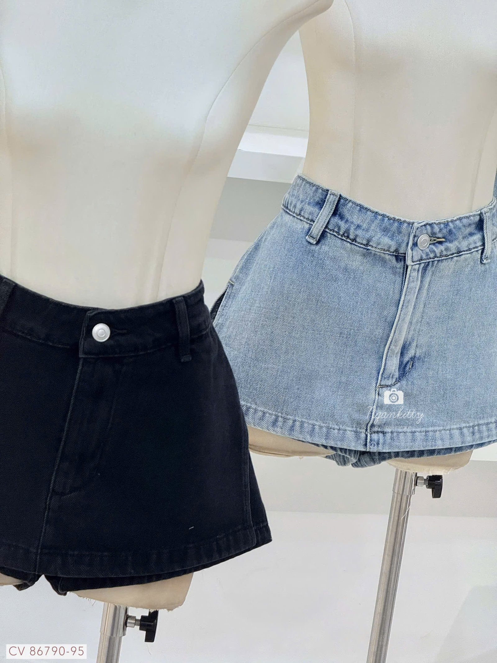 QUẦN VÁY JEAN TRƠN XẺ