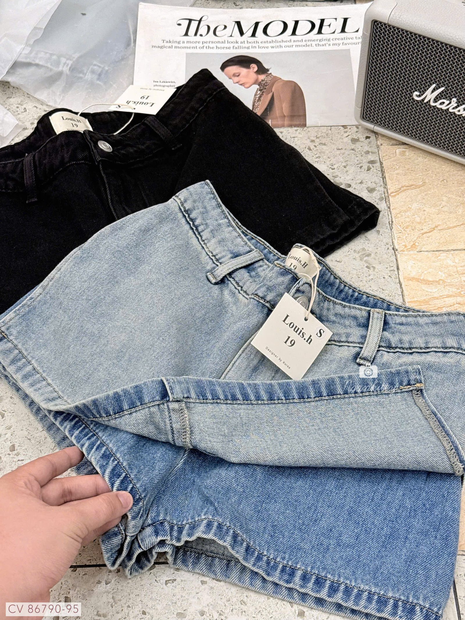 QUẦN VÁY JEAN TRƠN XẺ - Hình ảnh 4