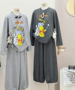 SET ÁO TD GẤU POOH SỌC ALANES