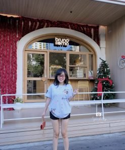 ÁO CHÓ SAO TIM GANNI XANH