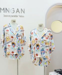 SET PIJAMA SHORT GẤU POOH LOUIS.H