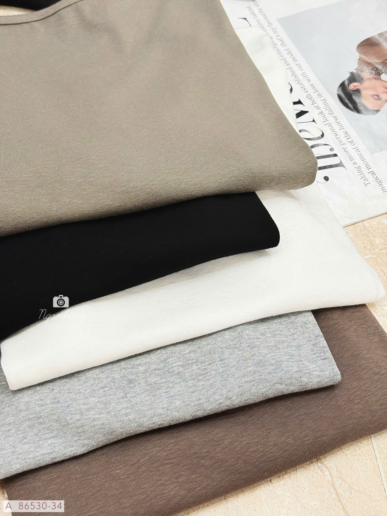 ÁO TRƠN TRỄ VAI - Hình ảnh 5