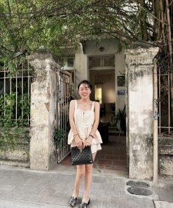 SET 2 DÂY DOLL VIỀN REN LINEN