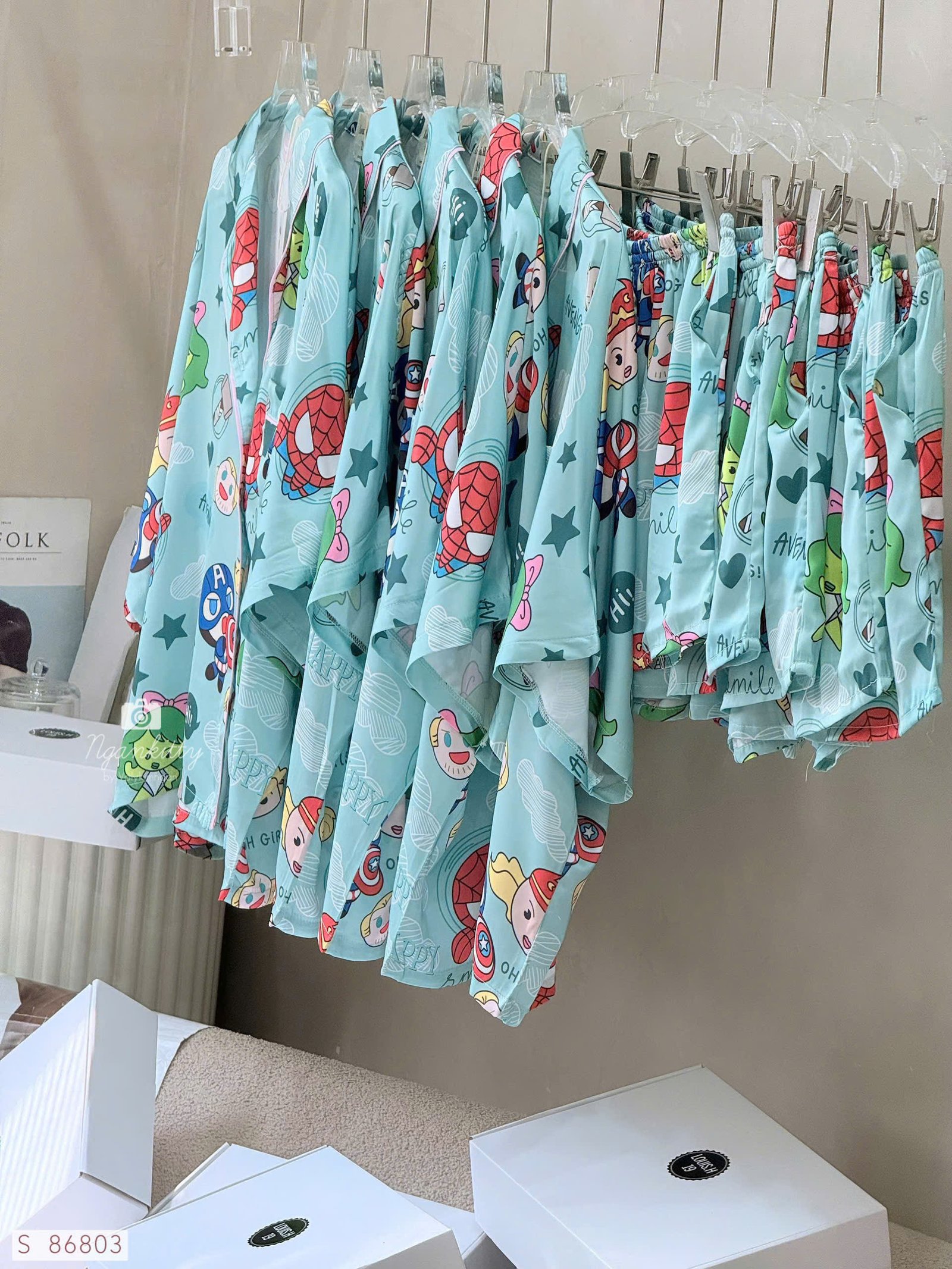 SET PIJAMA SHORT AVENGER - Hình ảnh 2