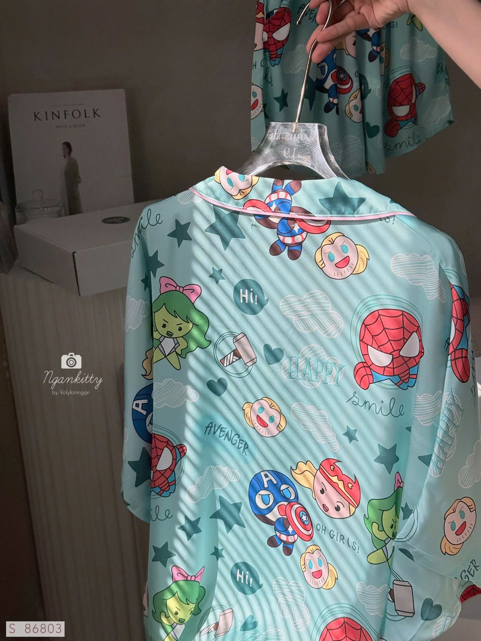 SET PIJAMA SHORT AVENGER - Hình ảnh 3