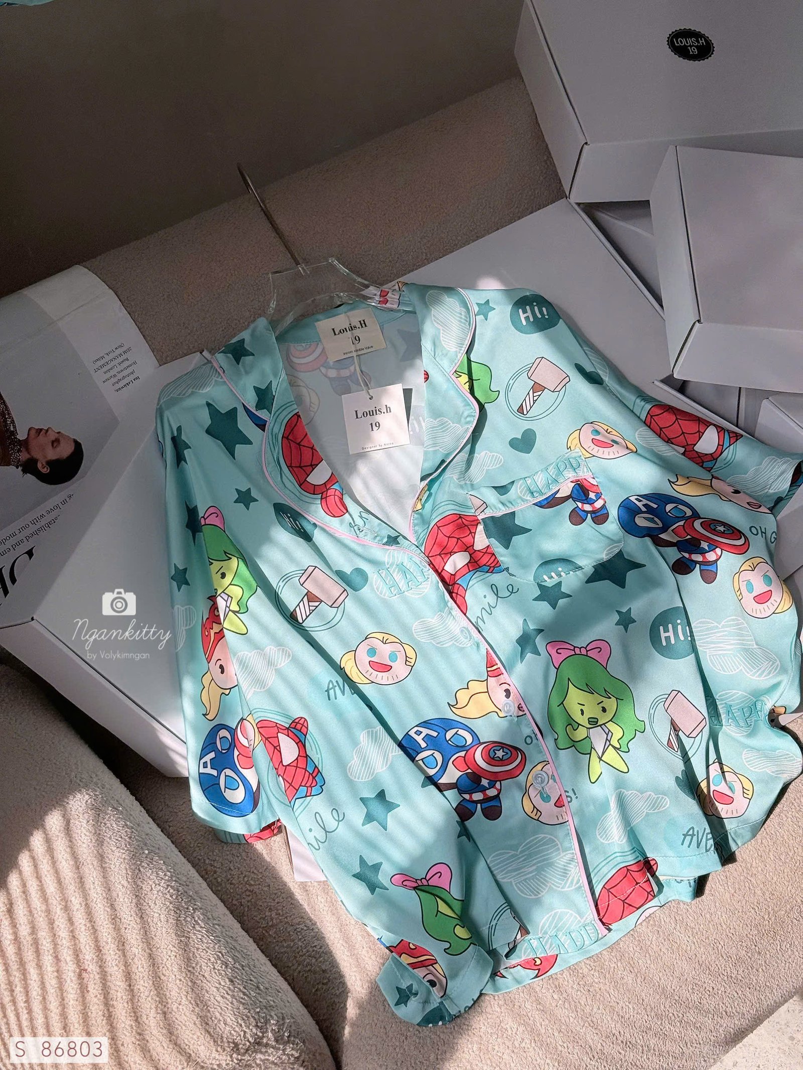 SET PIJAMA SHORT AVENGER - Hình ảnh 4