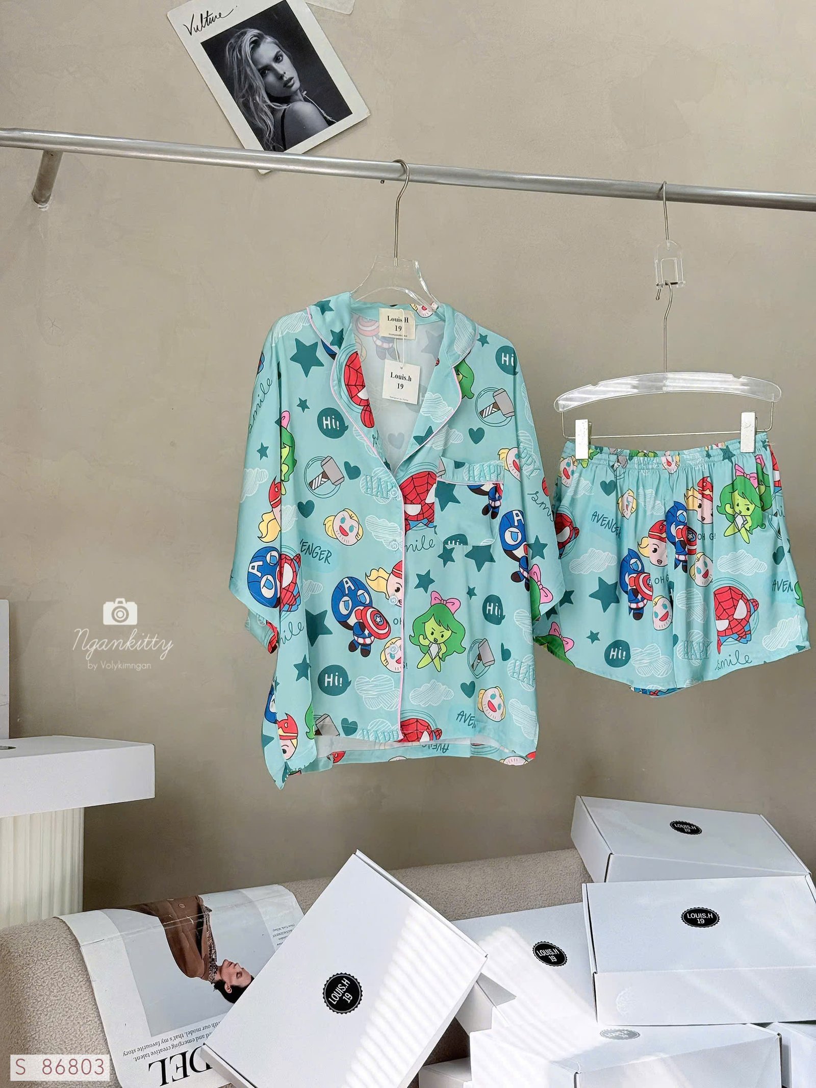 SET PIJAMA SHORT AVENGER - Hình ảnh 6