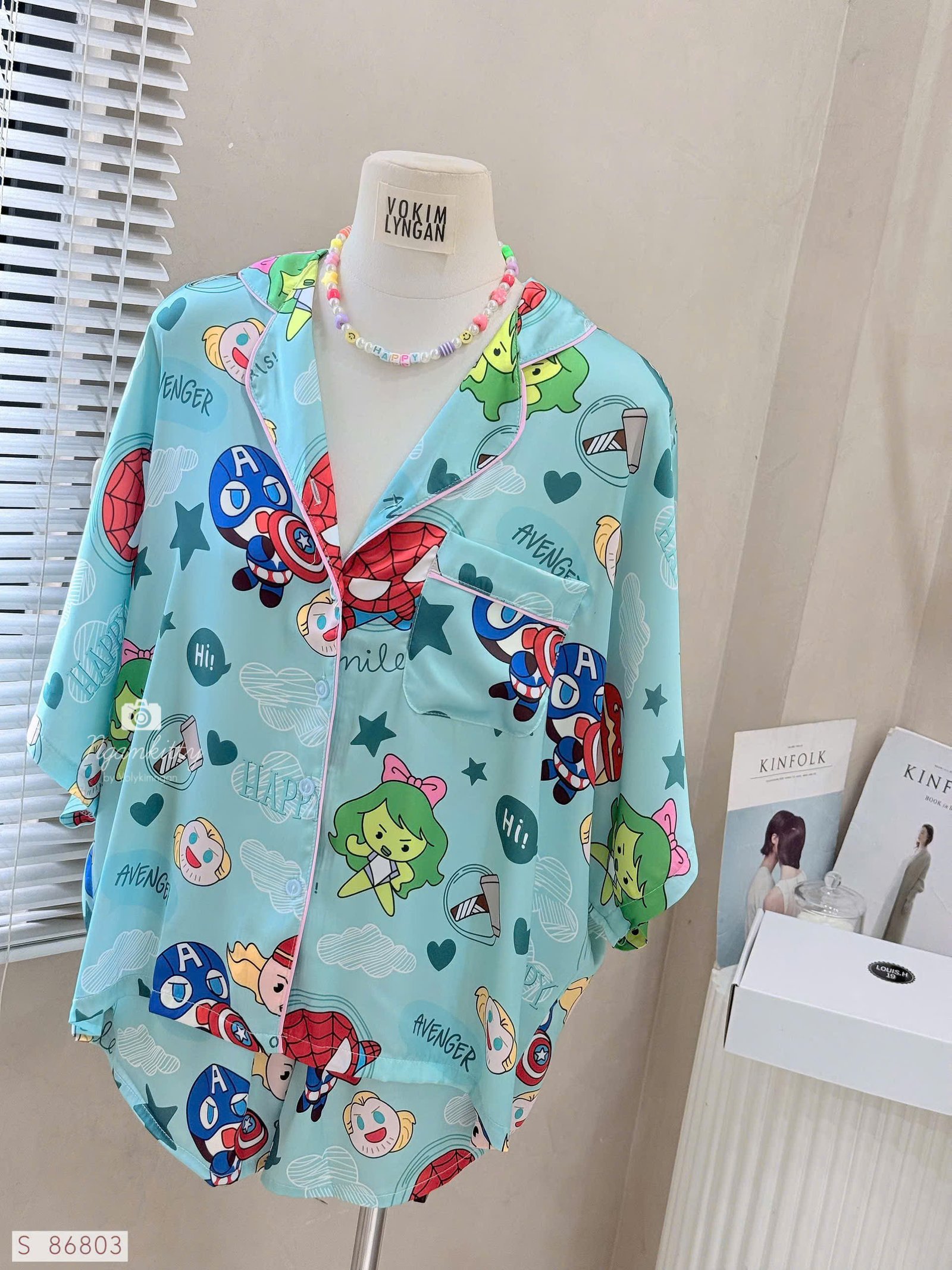 SET PIJAMA SHORT AVENGER