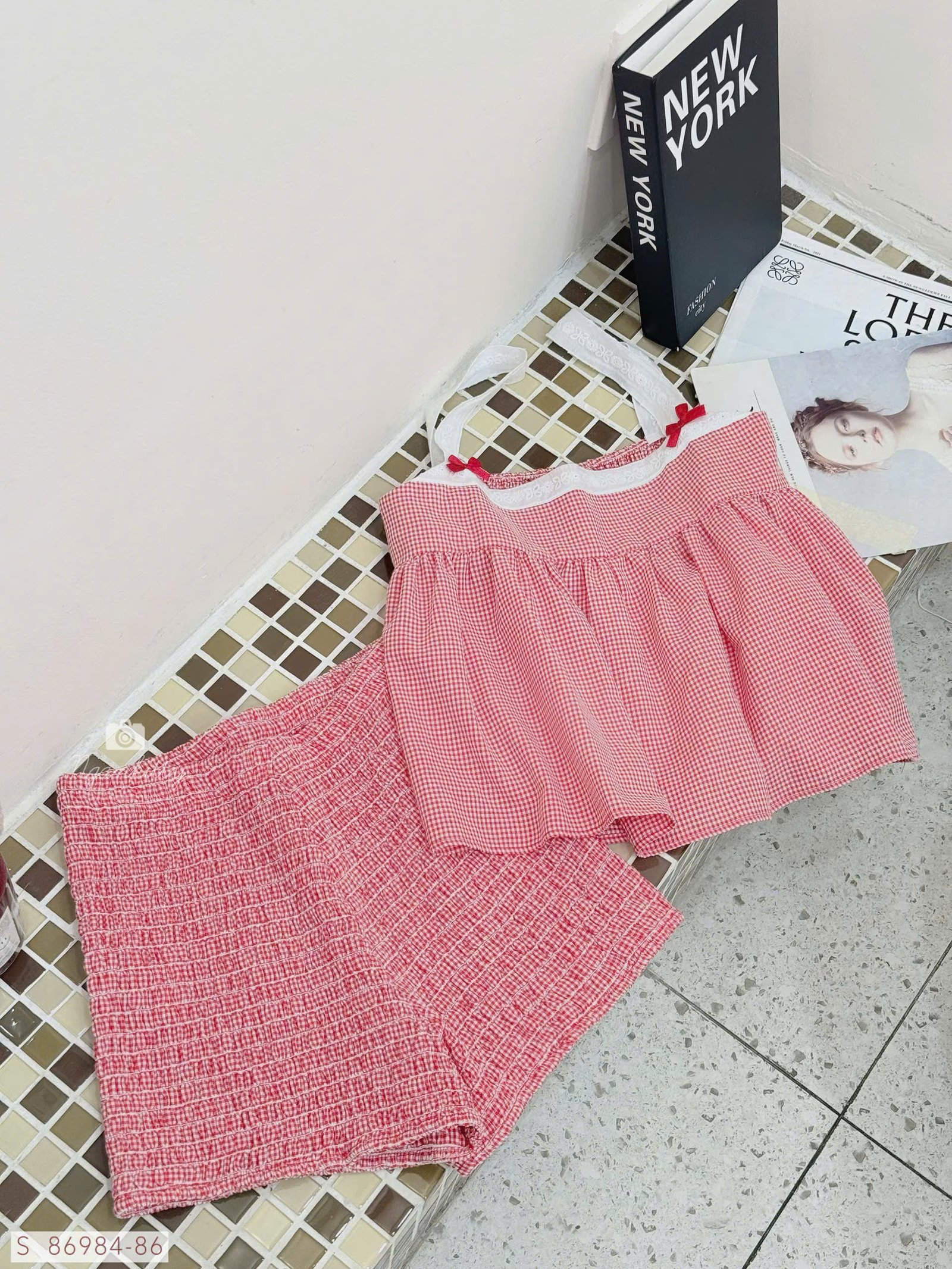 SET CARO ÁO BABYDOLL QUẦN NHÚM - Hình ảnh 17