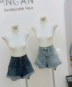 QUẦN SHORT JEAN TÚI NGƯỢC
