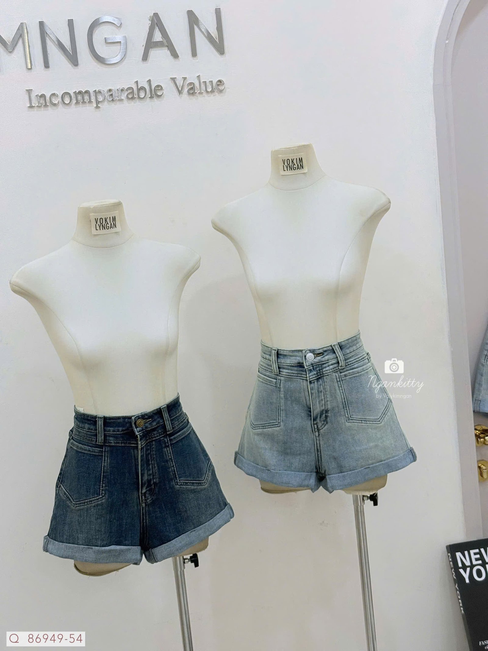 QUẦN SHORT JEAN TÚI NGƯỢC
