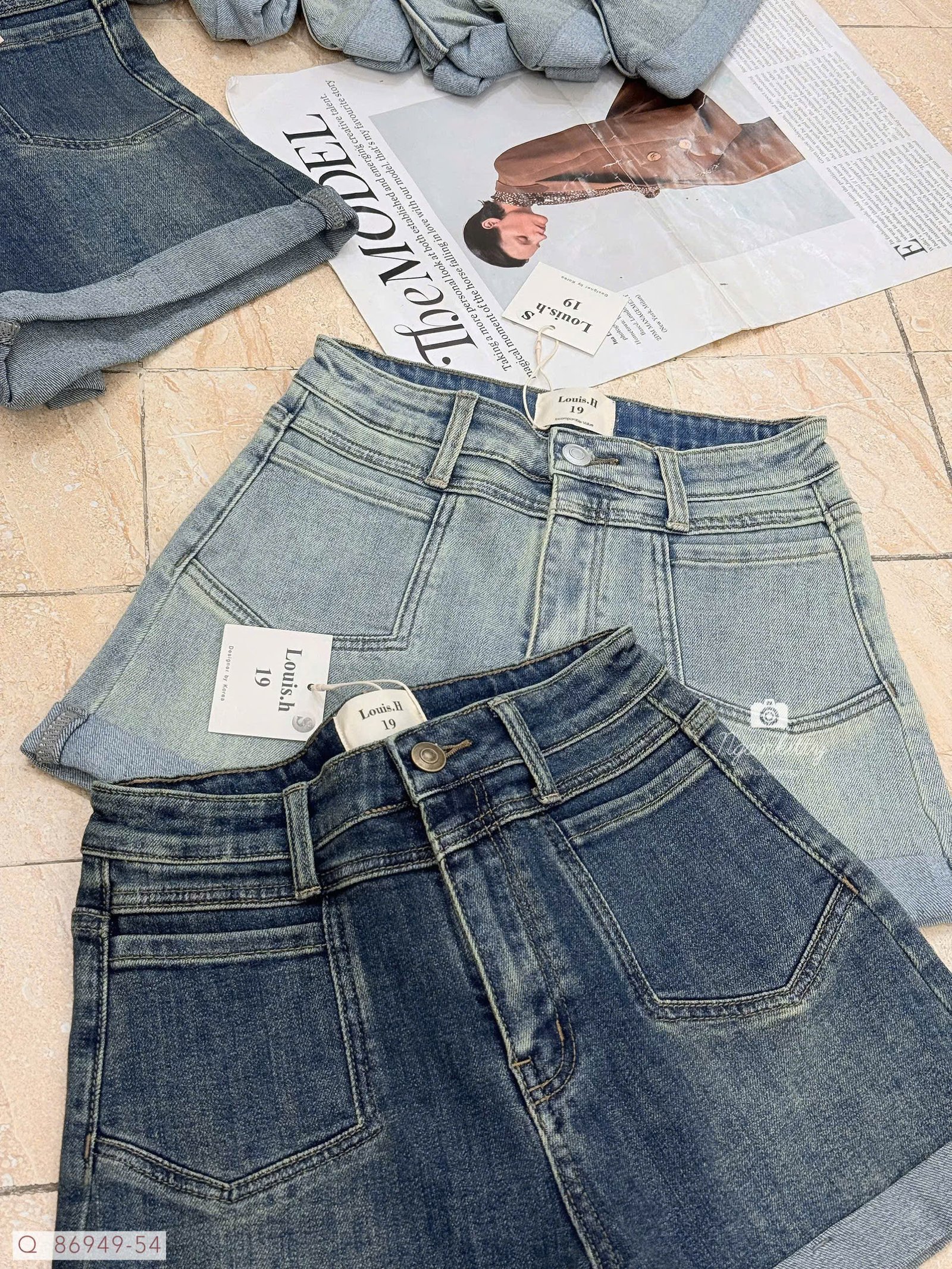 QUẦN SHORT JEAN TÚI NGƯỢC - Hình ảnh 6