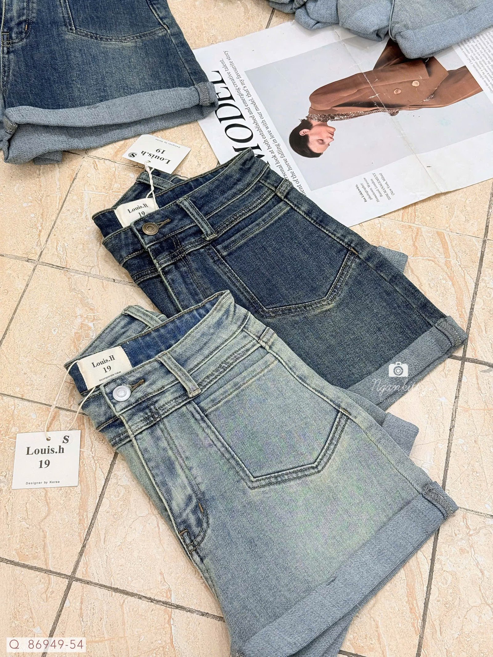 QUẦN SHORT JEAN TÚI NGƯỢC - Hình ảnh 5