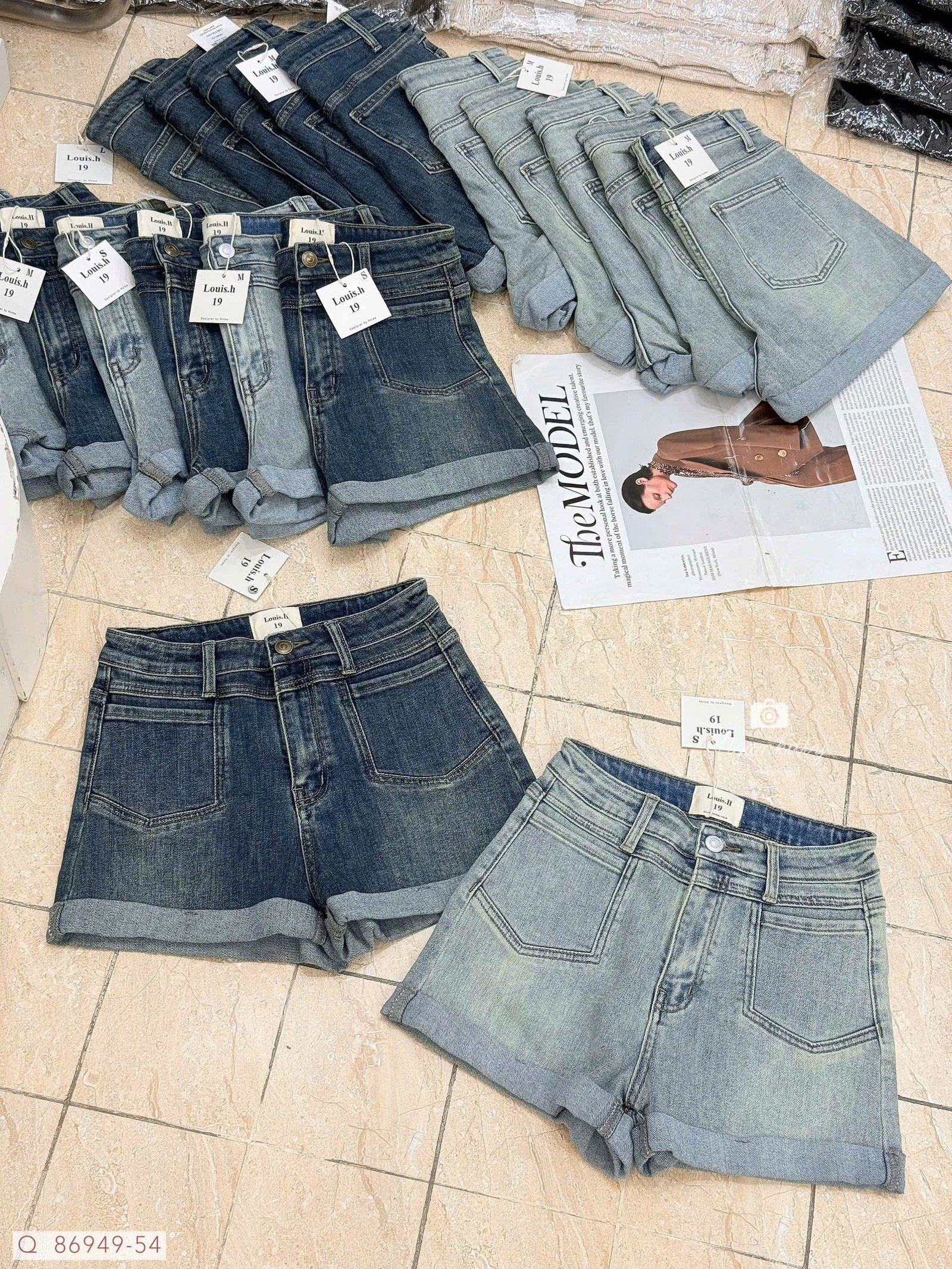 QUẦN SHORT JEAN TÚI NGƯỢC - Hình ảnh 2