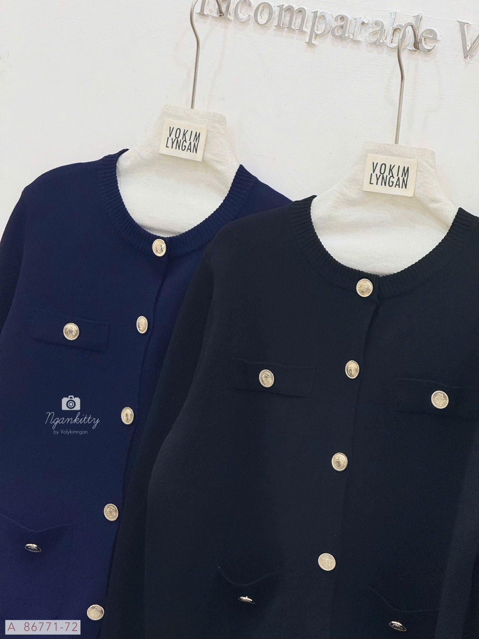 ÁO LEN CARDI TD MONTEGI NÚT VÀNG - Hình ảnh 5