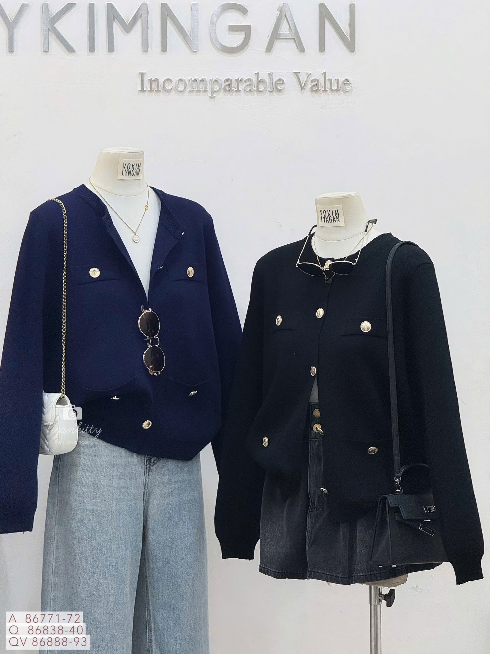 ÁO LEN CARDI TD MONTEGI NÚT VÀNG - Hình ảnh 7