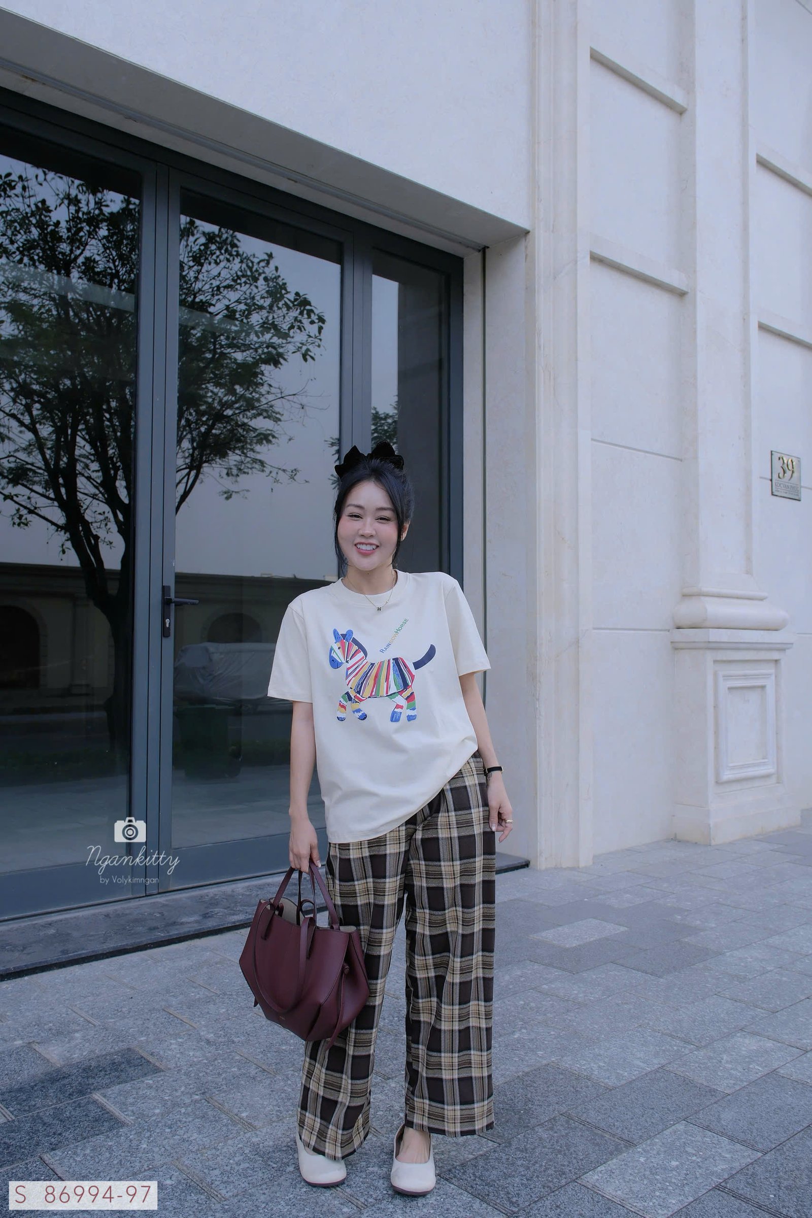 SET NGỰA RAINBOW QUẦN CARO