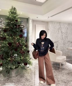 ÁO LEN TD MONTEGI GẤU POLO NAVY