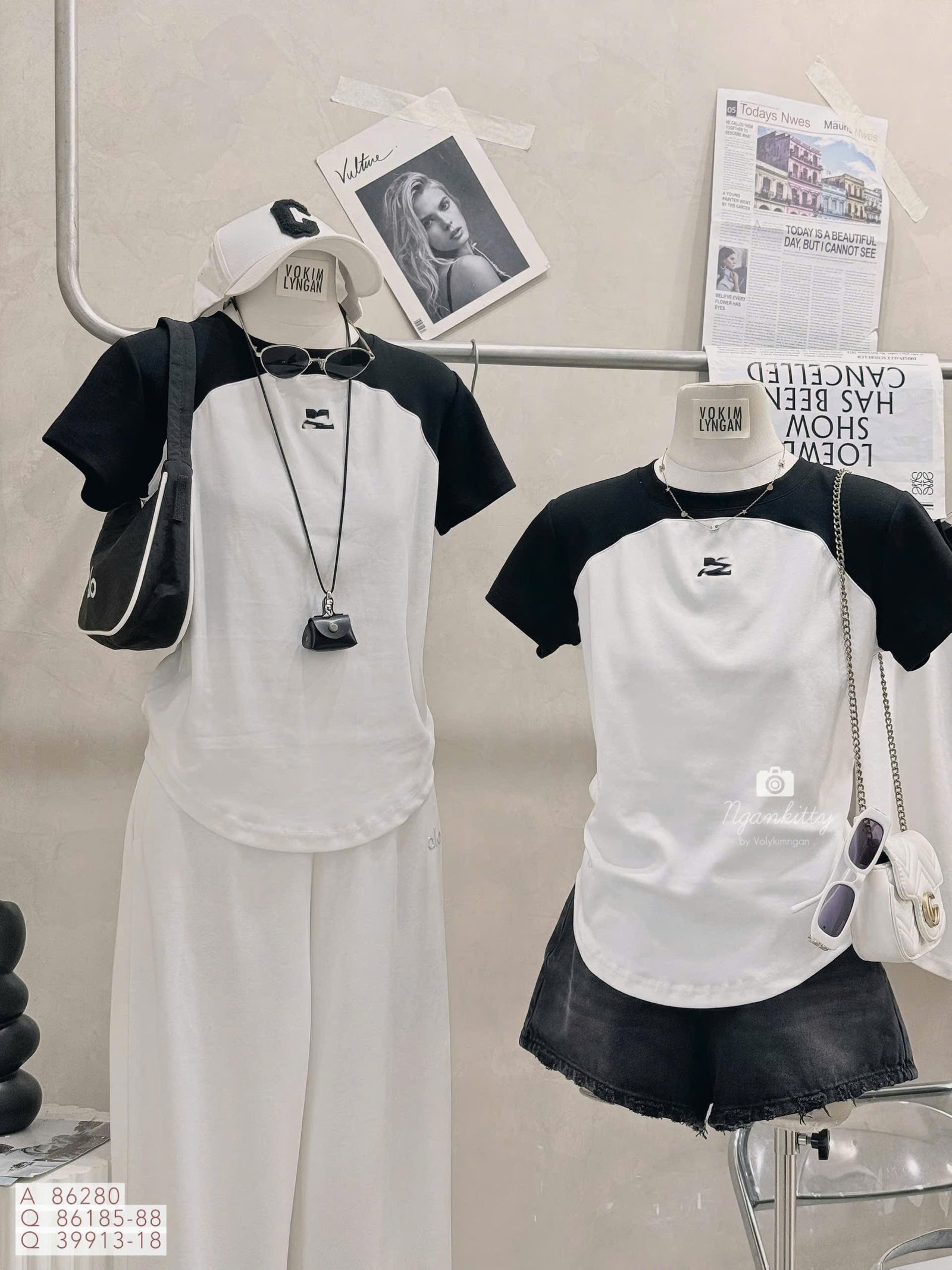 ÁO 2 MÀU LOGO COURREGES