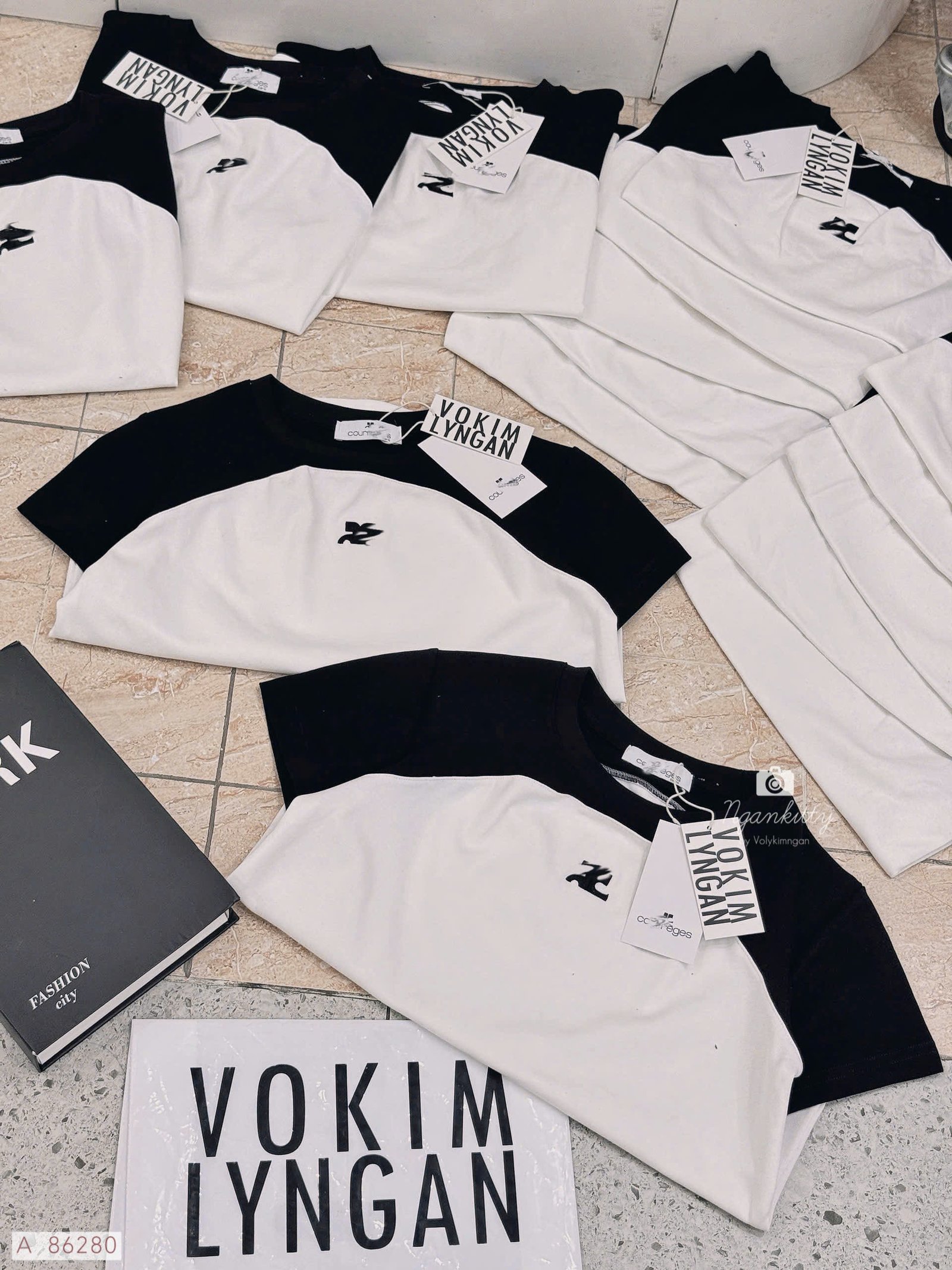 ÁO 2 MÀU LOGO COURREGES - Hình ảnh 6