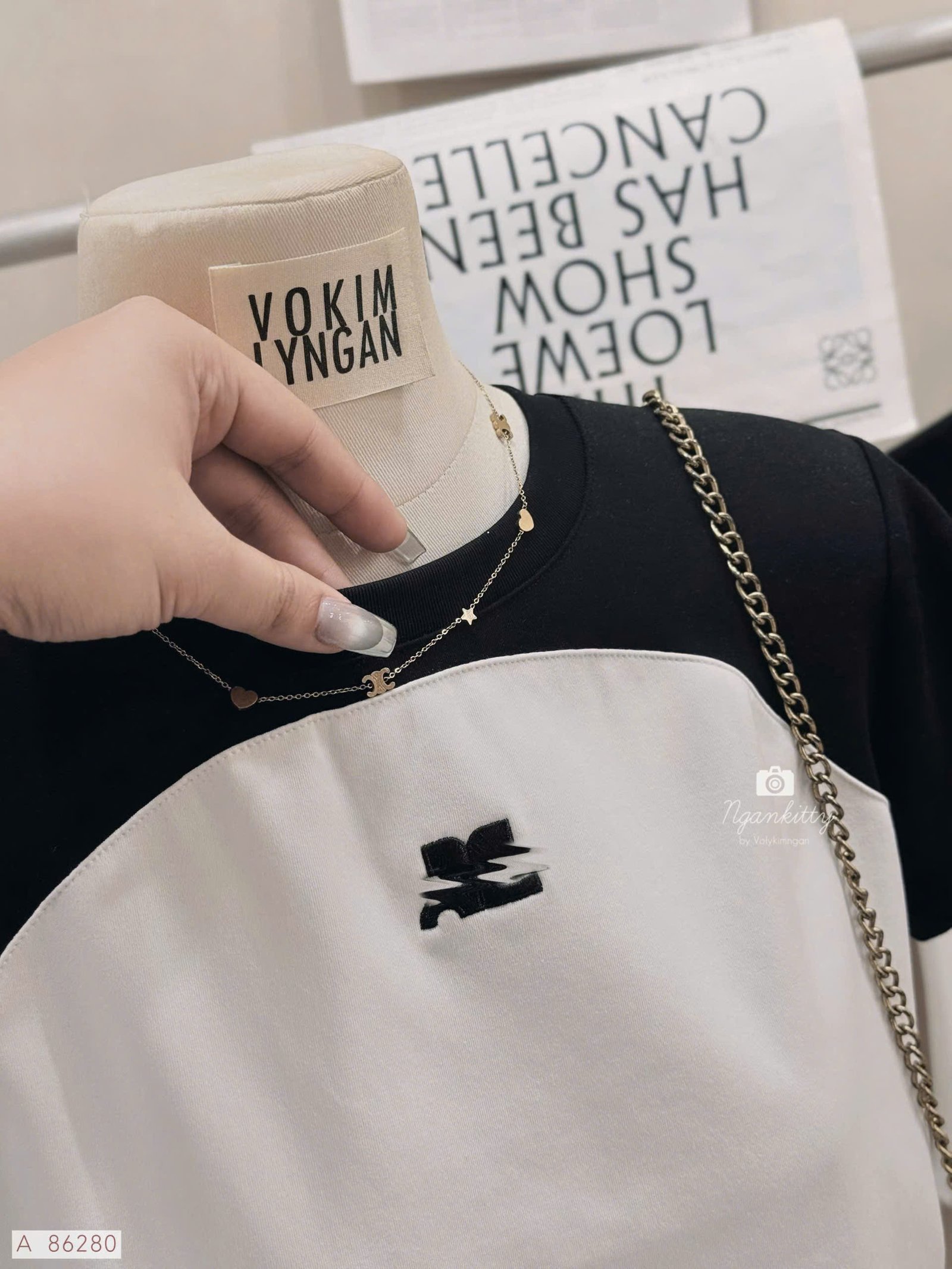 ÁO 2 MÀU LOGO COURREGES - Hình ảnh 5