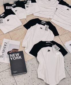 Alternative view of ÁO 2 MÀU LOGO COURREGES