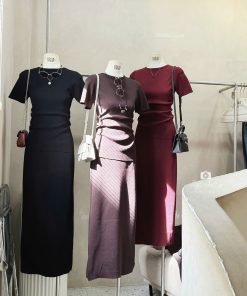 SET MONTERGI TRƠN CHÂN VÁY DÀI