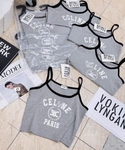 Alternative view of ÁO CROP 2S YẾM CELINE