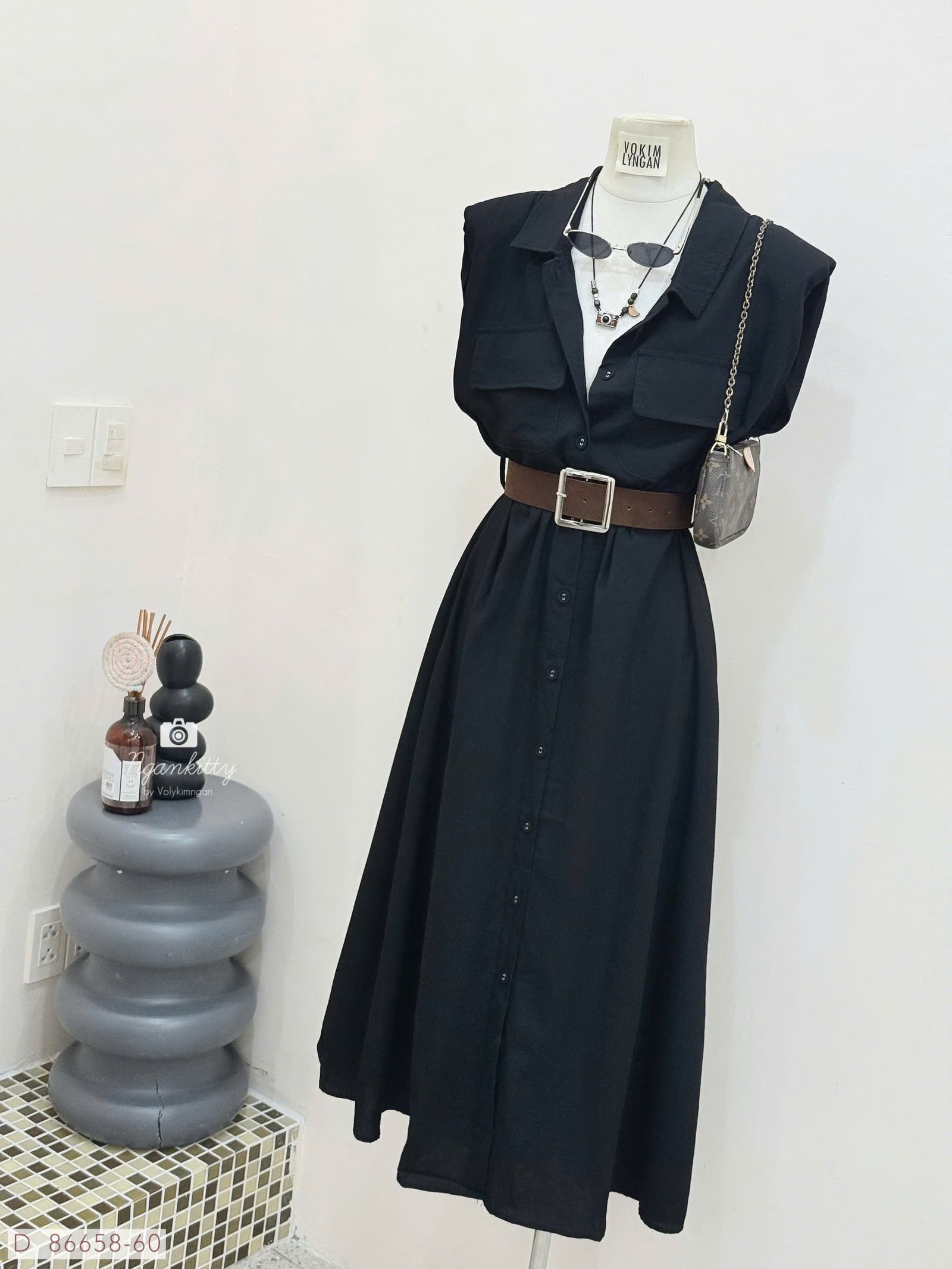 ĐẦM SƠMI SN 2 TÚI - Hình ảnh 9