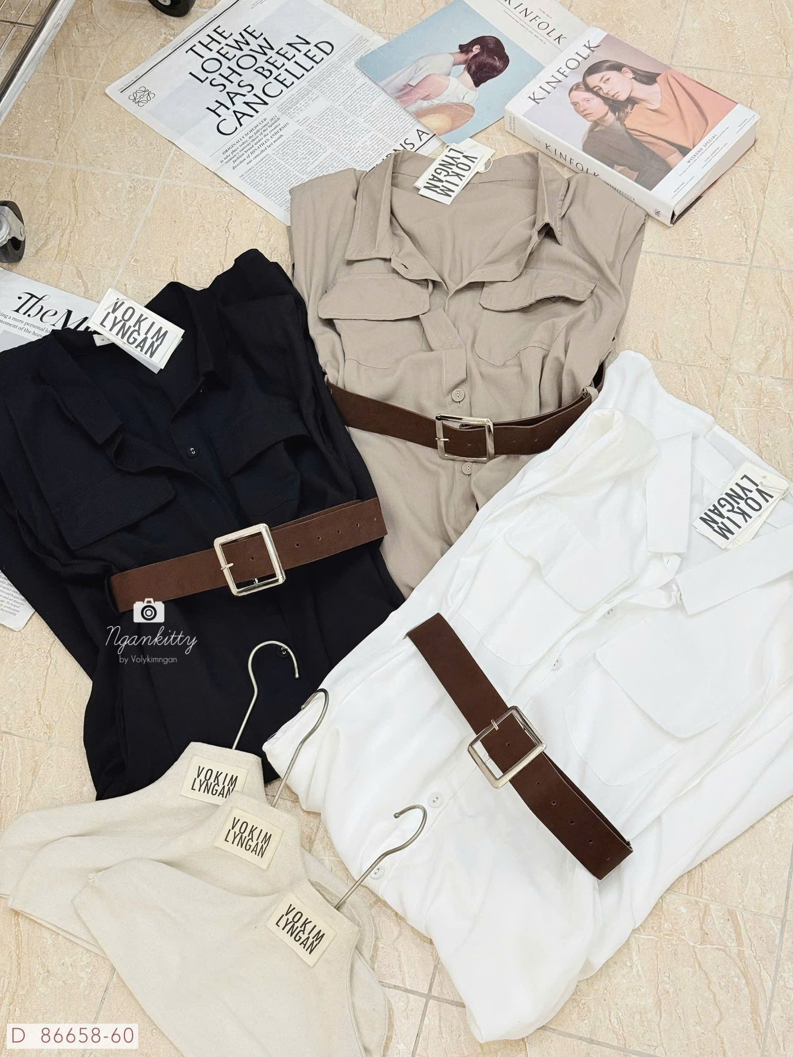 ĐẦM SƠMI SN 2 TÚI - Hình ảnh 2