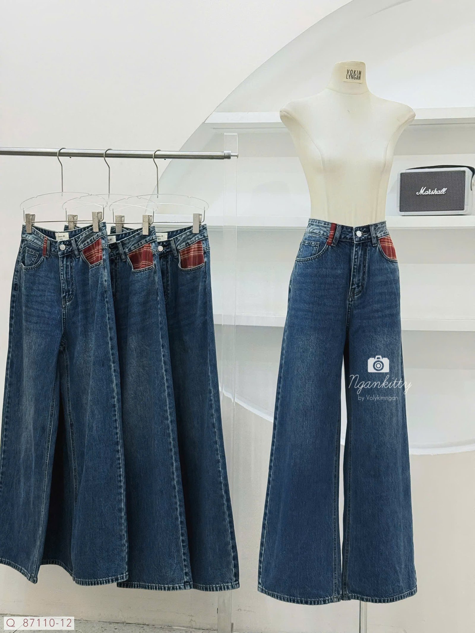 QUẦN SUÔNG TÚI MIX CARO - Hình ảnh 7