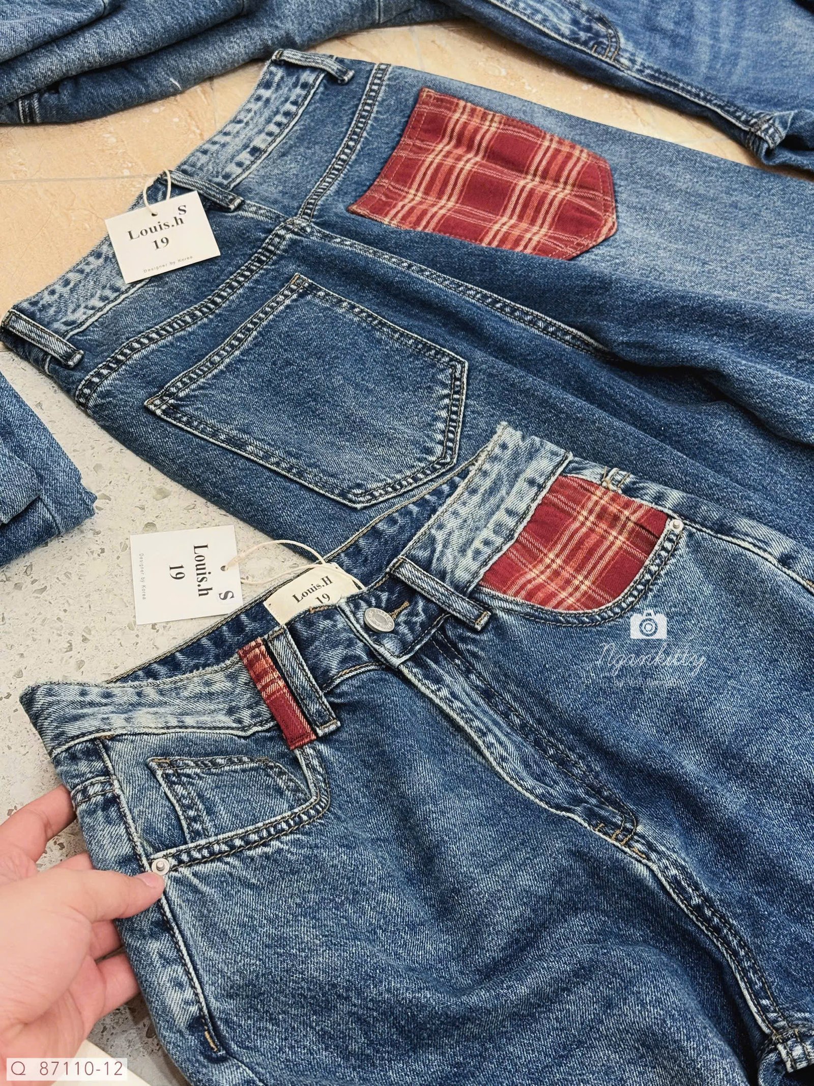 QUẦN SUÔNG TÚI MIX CARO - Hình ảnh 8