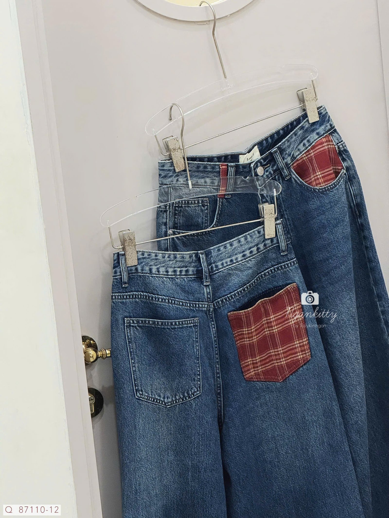 QUẦN SUÔNG TÚI MIX CARO - Hình ảnh 10