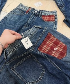 Alternative view of QUẦN SUÔNG TÚI MIX CARO