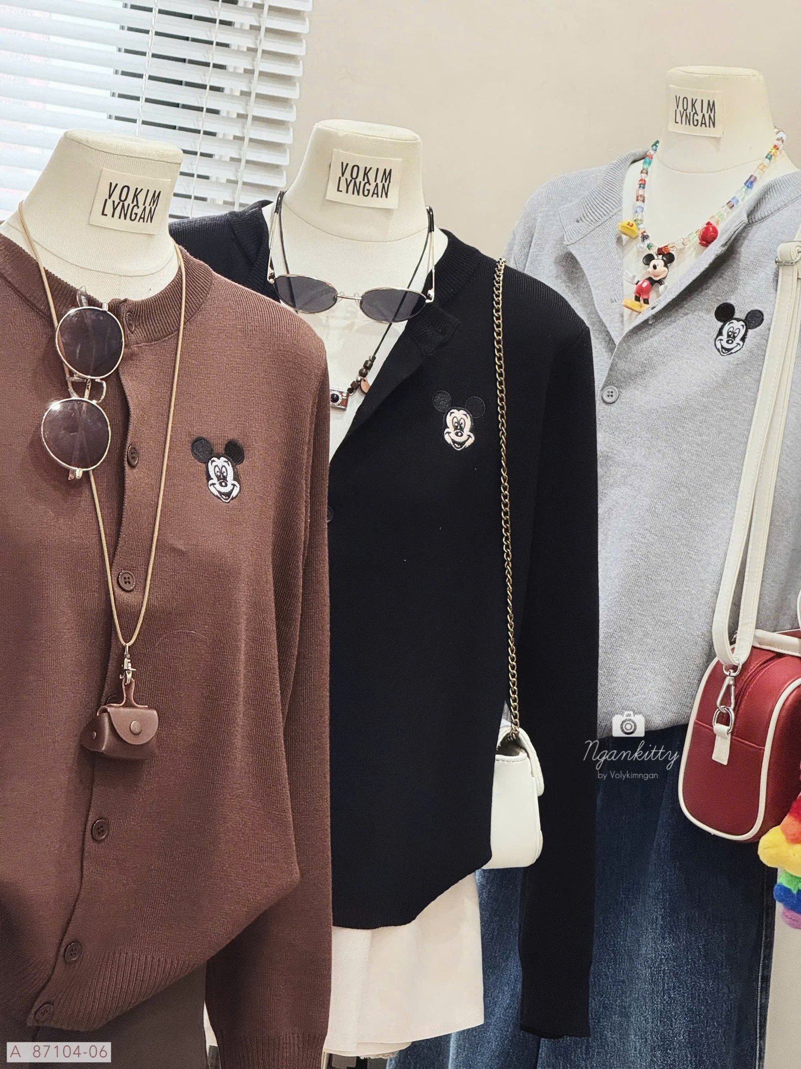 ÁO MONTERGI CADIGAN LOGO MICKEY - Hình ảnh 3