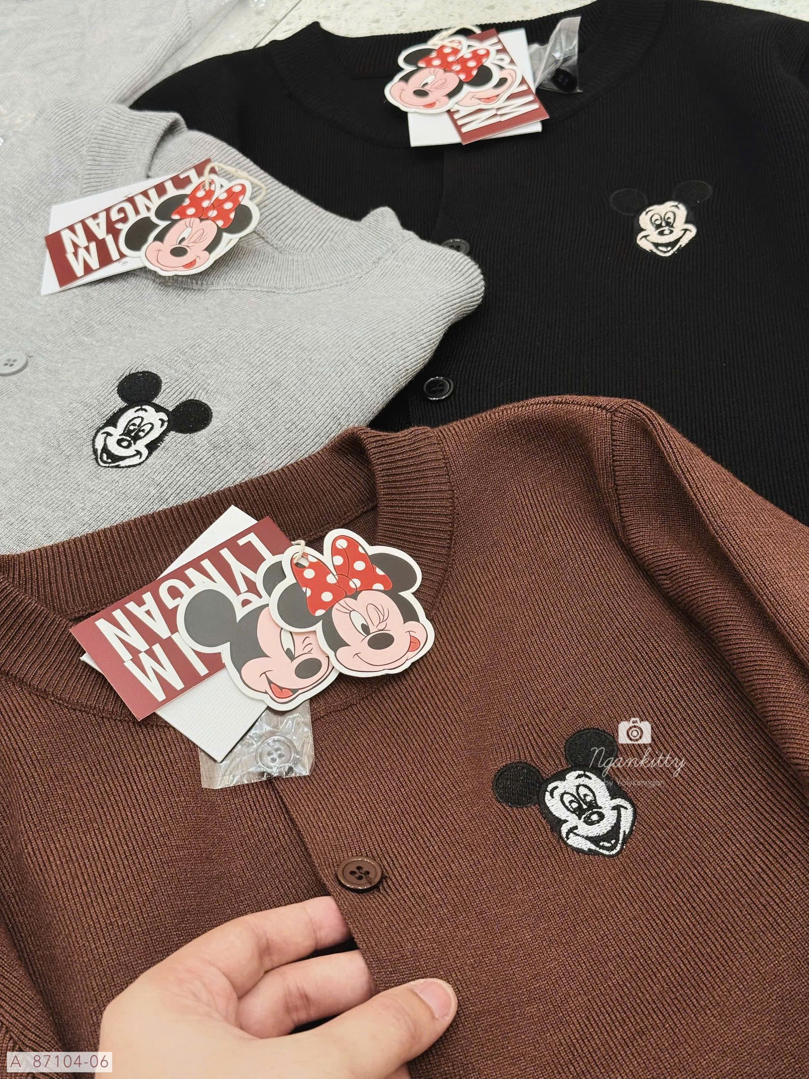 ÁO MONTERGI CADIGAN LOGO MICKEY - Hình ảnh 10