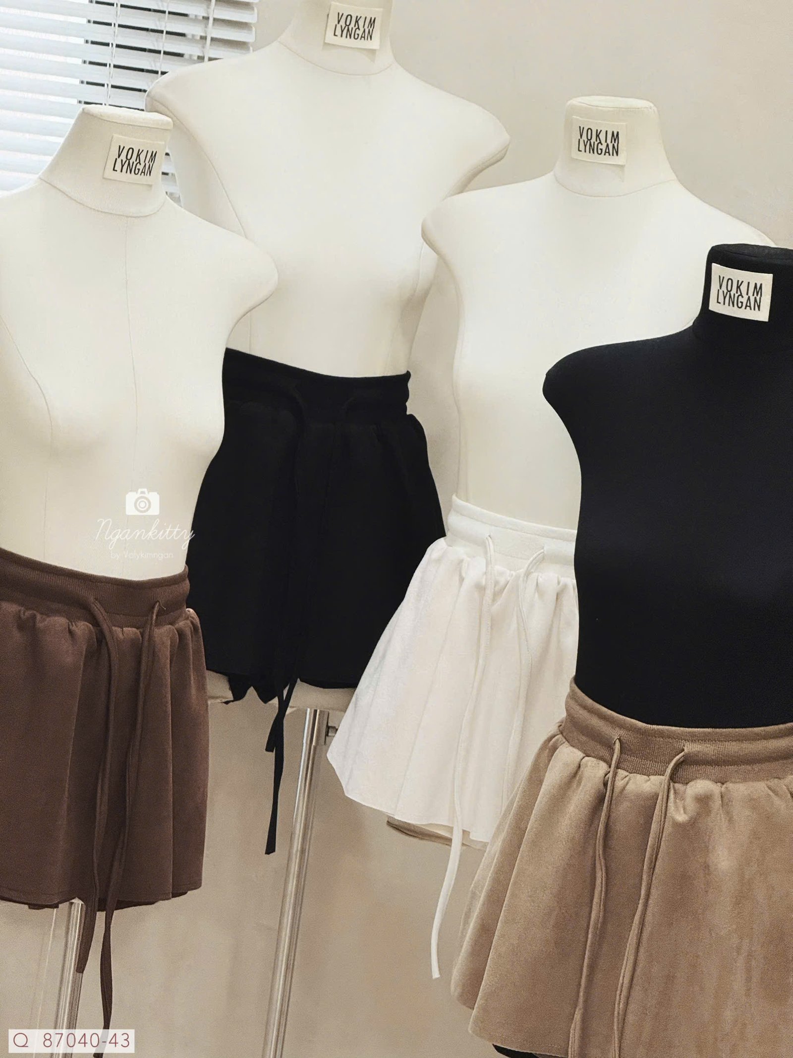 CHÂN VÁY DÂY RÚT DA LỘN