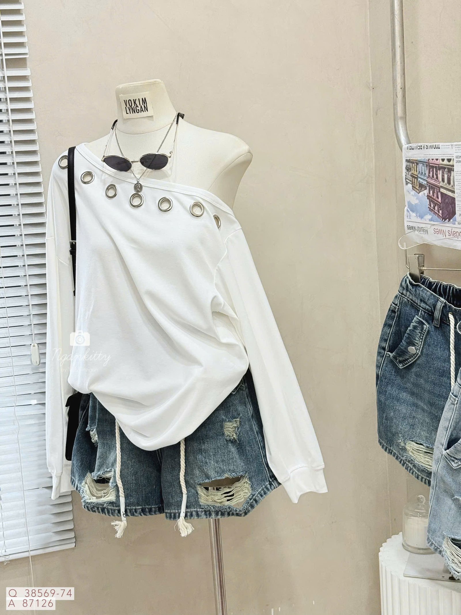 QUẦN SHORT RÁCH TÚI GẶP CHUN DÂY - Ảnh 7