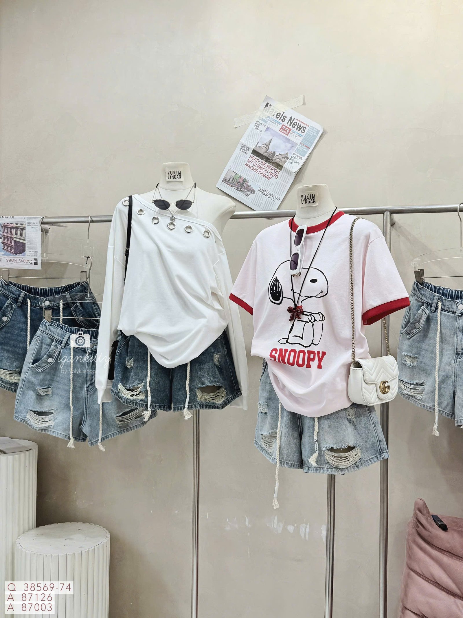 QUẦN SHORT RÁCH TÚI GẶP CHUN DÂY - Ảnh 6