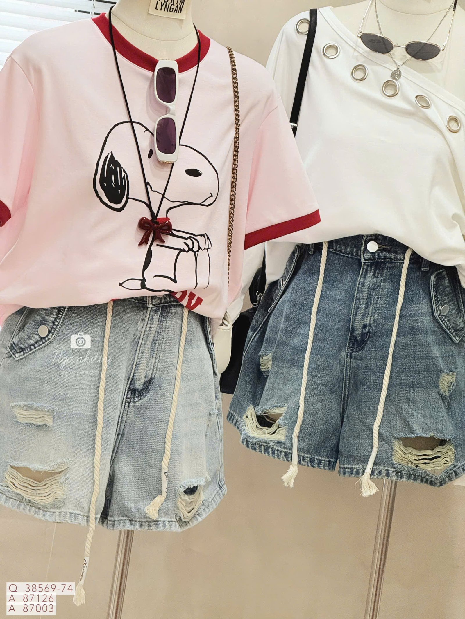 QUẦN SHORT RÁCH TÚI GẶP CHUN DÂY - Ảnh 3