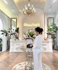 Alternative view of SET LỤA HỌA TIẾT CỔ VEST