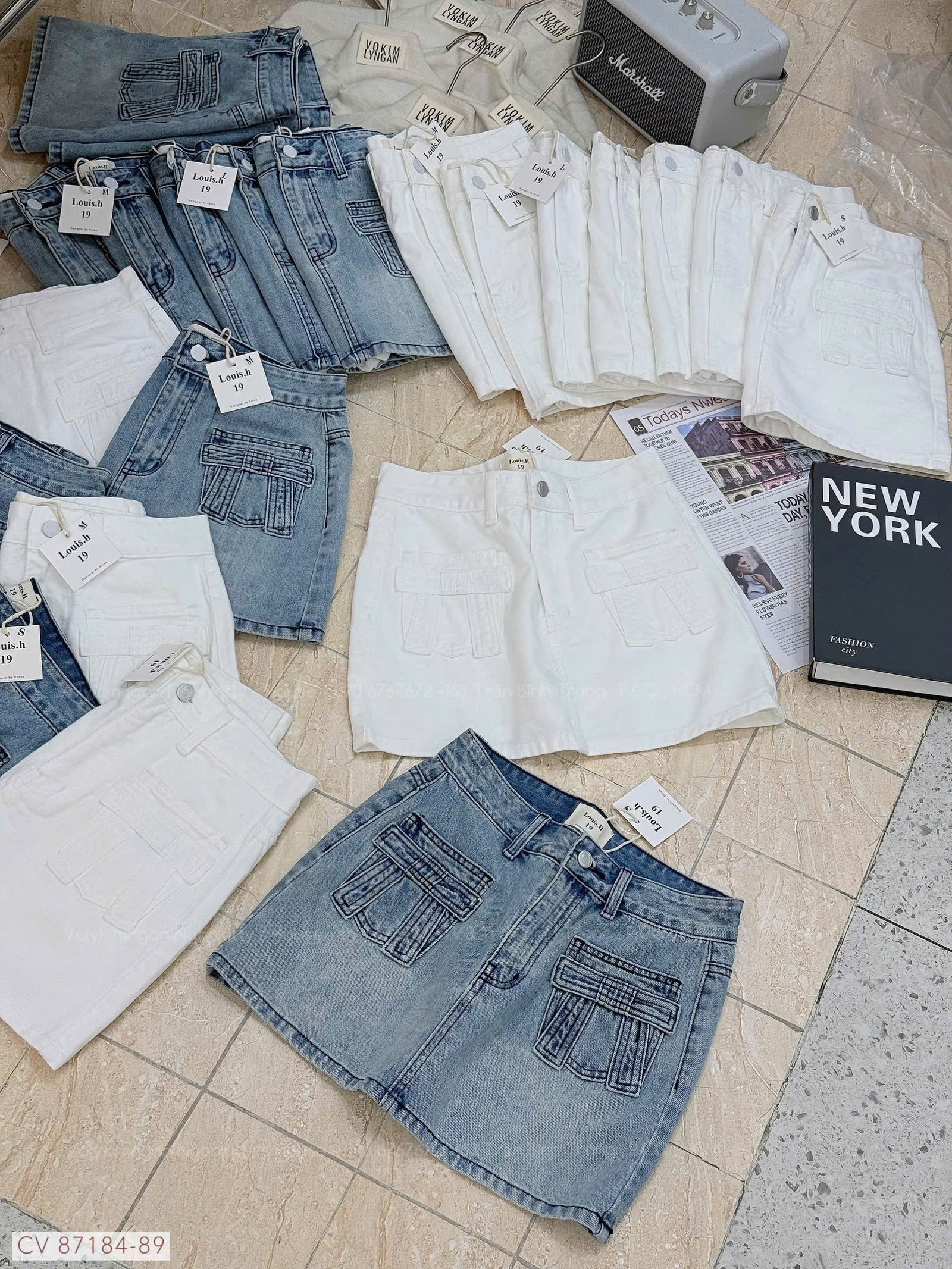 CHÂN VÁY JEAN TÚI NGƯỢC NƠ - Hình ảnh 13